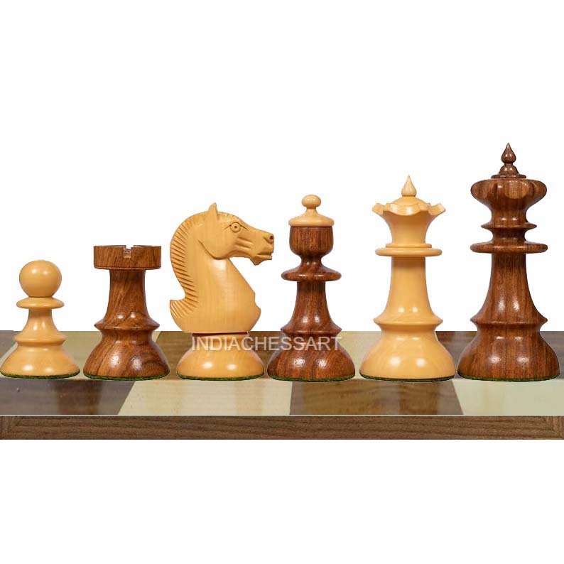 3.9 Russian Zagreb Triple Weighted Chess Pieces Only Set