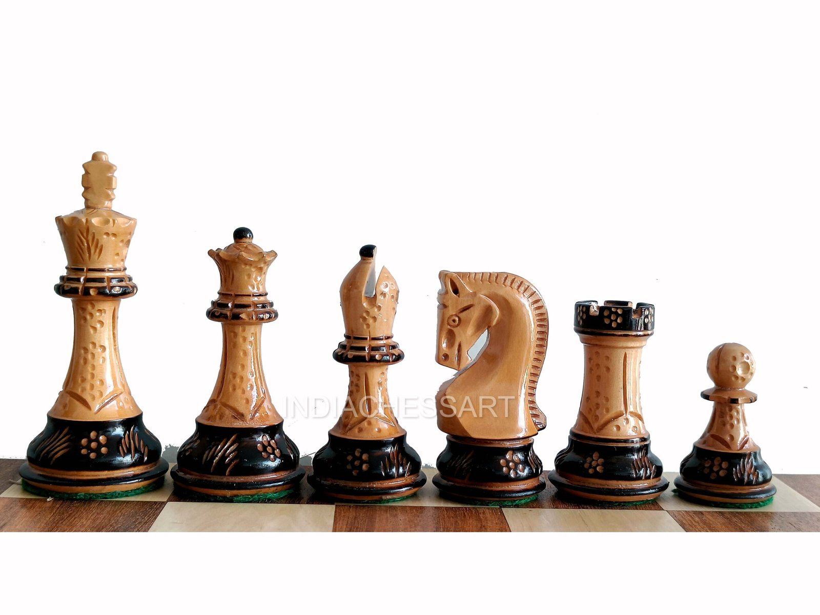 Reproduced Vintage 1930 German Knubbel Analysis Chess Pieces 